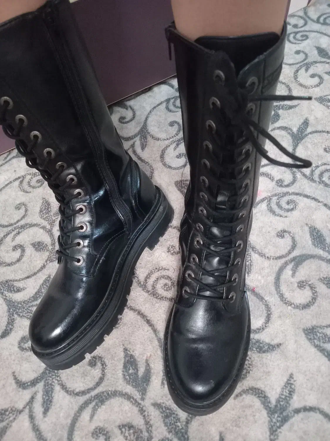 بوت چرم ضد آب کاملا نو|کیف، کفش، کمربند|نیشابور, کوی فرهنگیان|دیوار