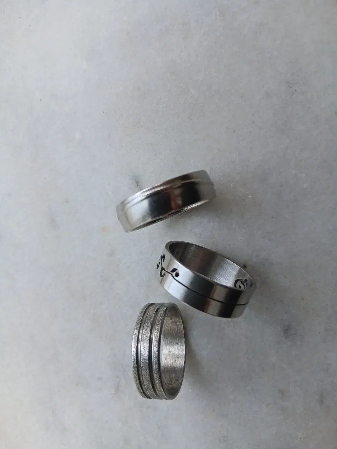 حلقه. ازدواج استیل رنگ ثابت|جواهرات|یاسوج, |دیوار