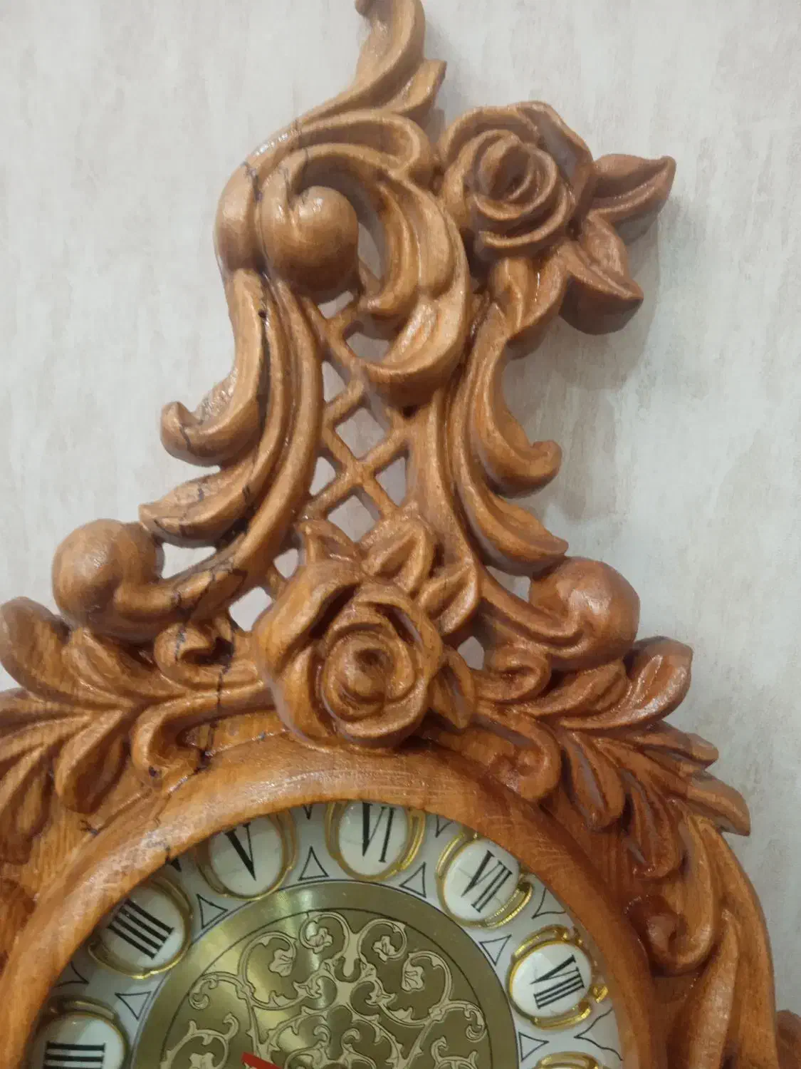 ساعت چوبی|ساعت دیواری و تزئینی|تهران, گلستان (شهرک راه آهن)|دیوار