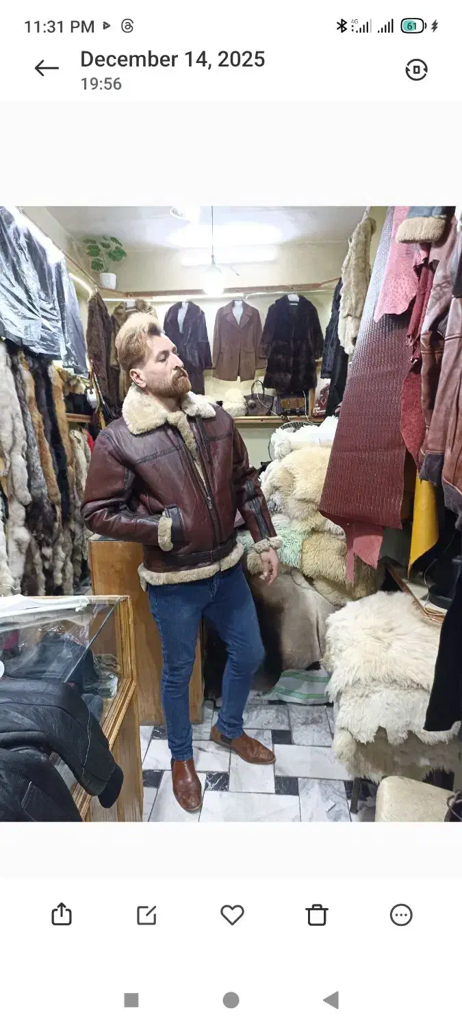 کاپشن بوفالو اصل (دبل فیس گوسفندی)|لباس|تبریز, |دیوار