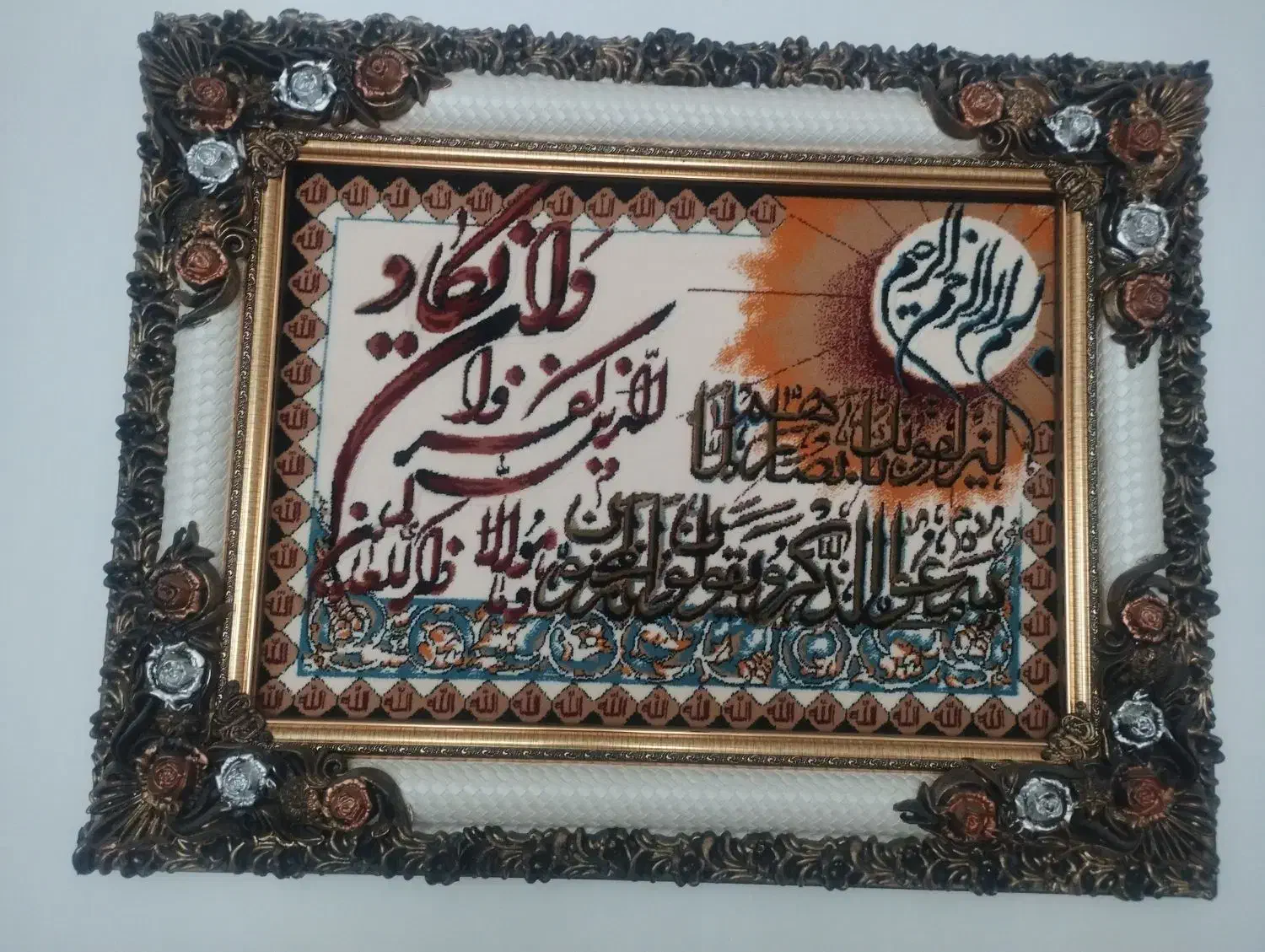 تابلو فرش|تابلو فرش|خلخال, |دیوار