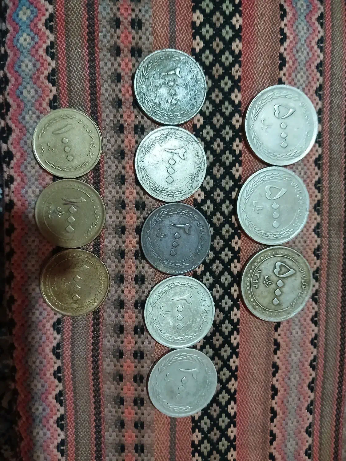 سکه های قدیمی  ایرانی|کلکسیون سکه، تمبر، اسکناس|ارومیه, |دیوار