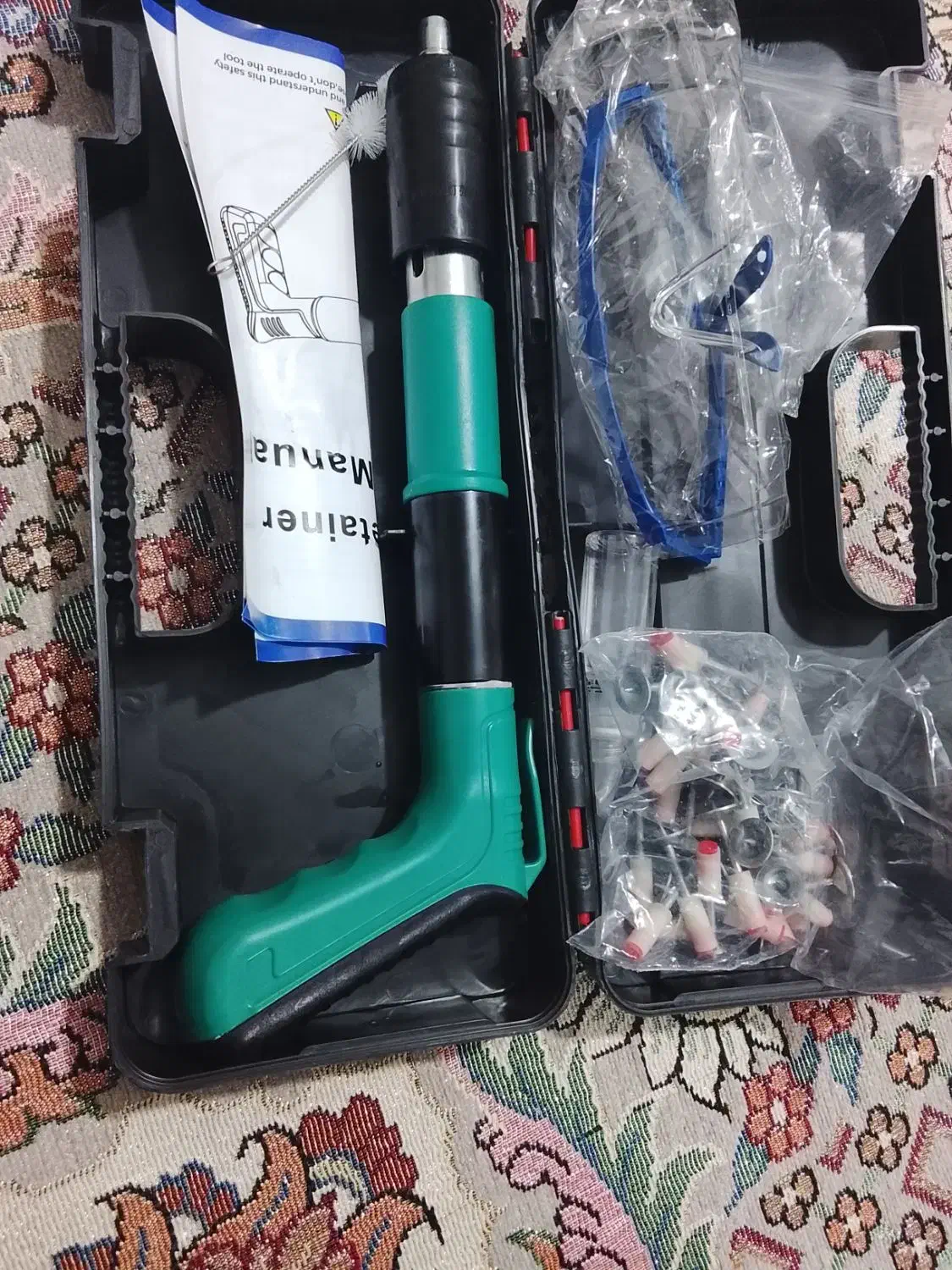 تفنگ میخکوب چاشنی خور انبر قفلی تایوانی|ابزارآلات|خرمدره, |دیوار