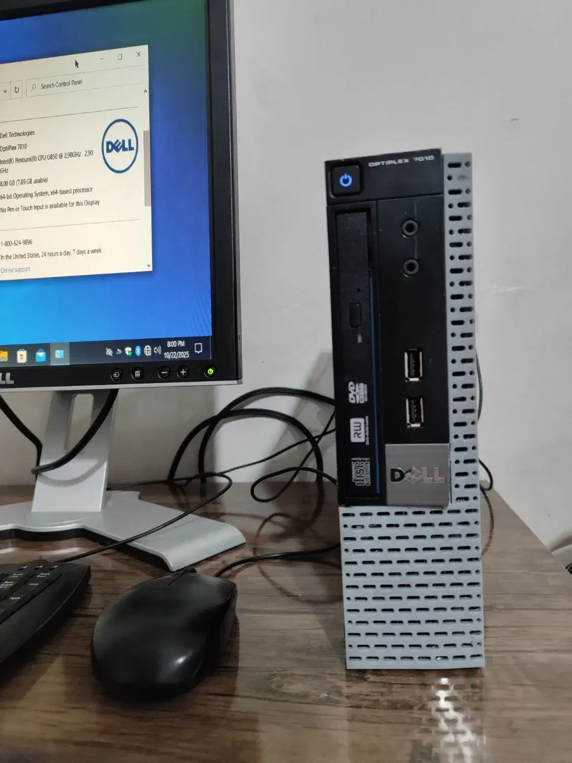 مینی کامپیوتر دل مدل OptiPlex 7010 (تاینی کیس)|رایانه رومیزی|شیراز, صاحب الزمان|دیوار