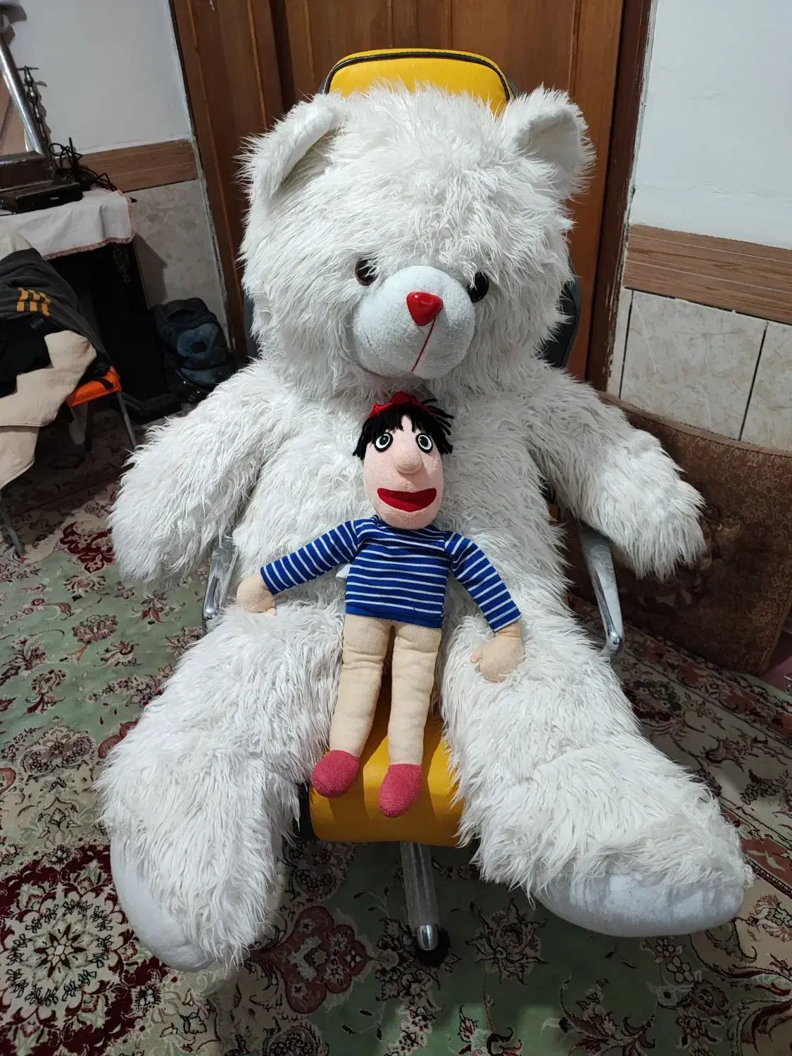 خرس سفیدکودک اسباب بازی آرایش عروسک بچه لباس|اسباب‌بازی بچه|شهرکرد, |دیوار