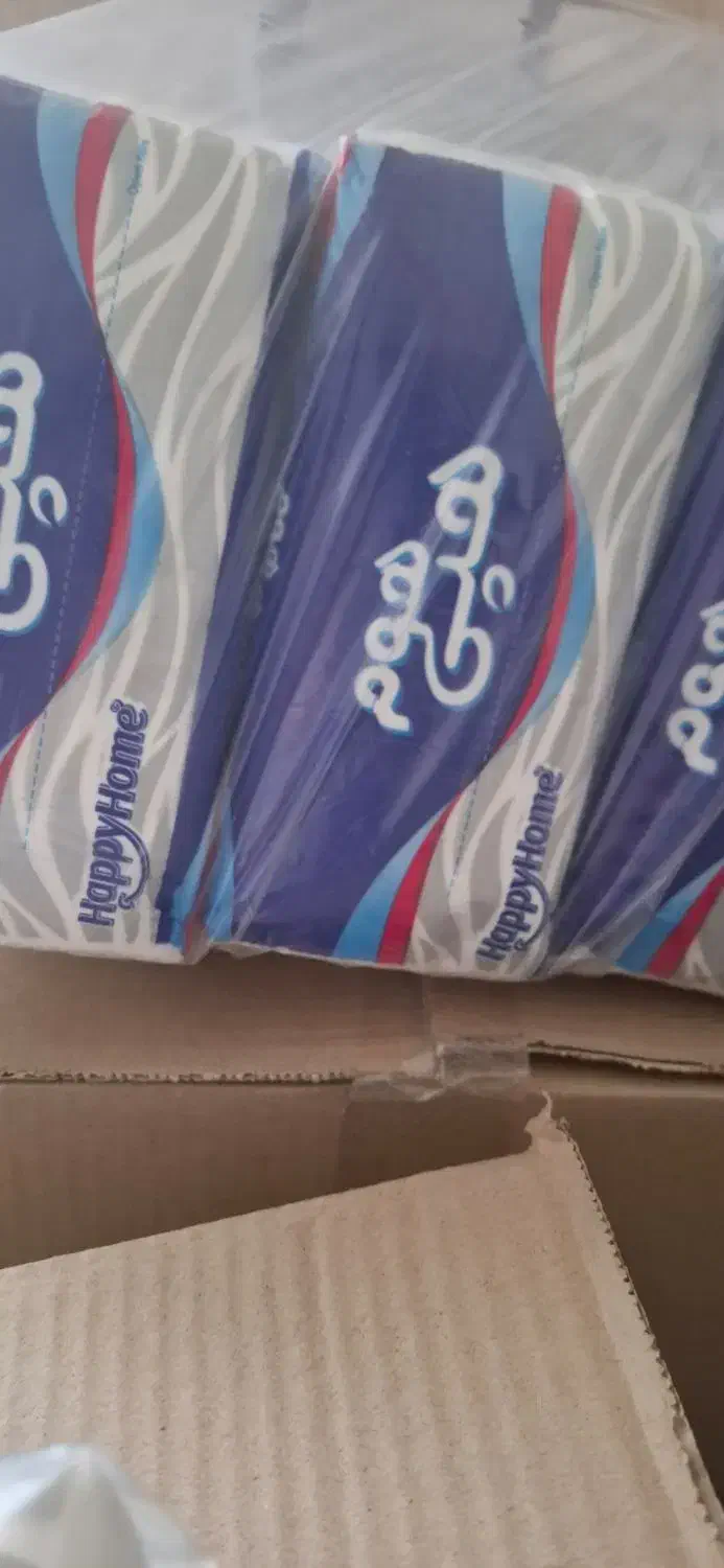 فروش عمده دستمال کاغذی با تیشو خارجی|مواد شوینده و دستمال کاغذی|قائمشهر, |دیوار