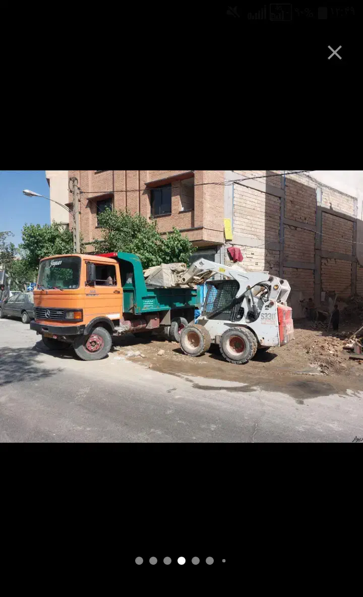 حمل مصالح ساختمانی خاور کمپرسی|خدمات حمل و نقل|سمنان, |دیوار