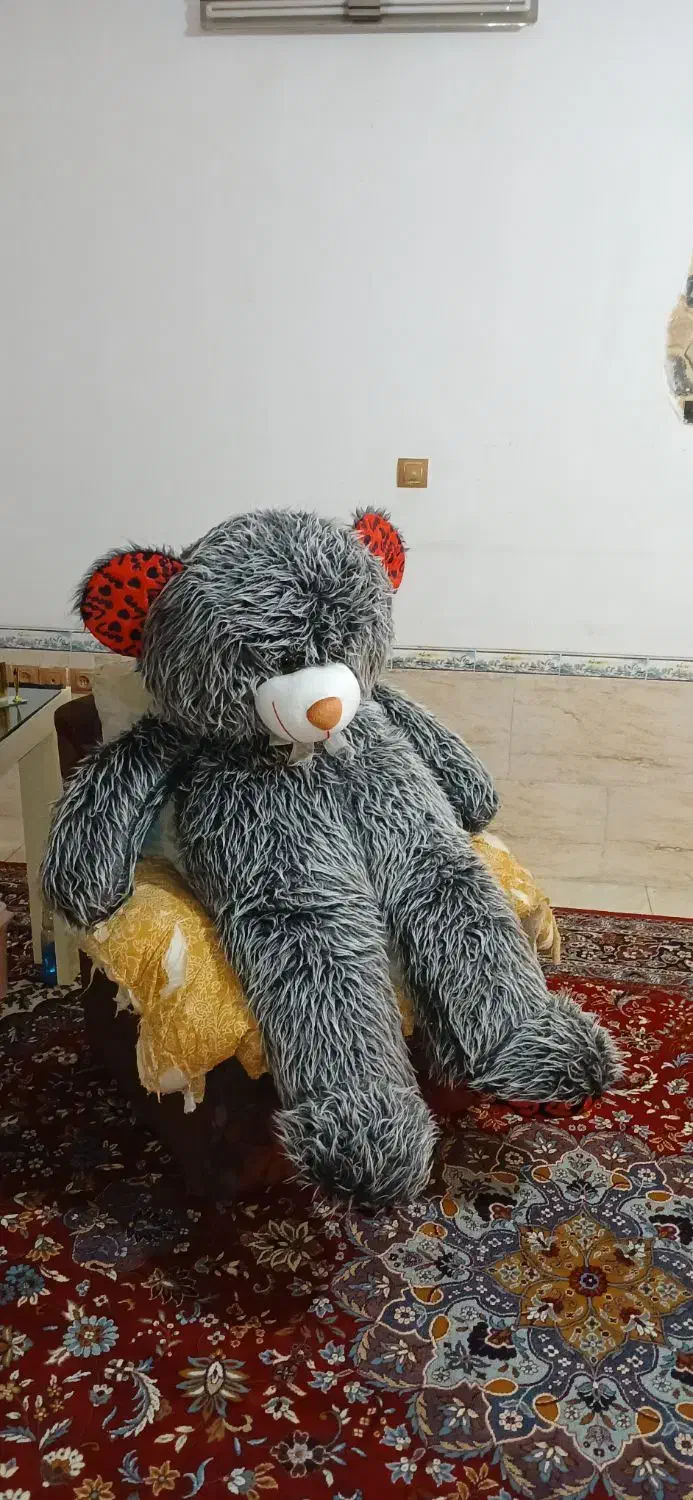 خرس عروسکی بزرگ|اسباب‌بازی بچه|شیراز, نصر|دیوار