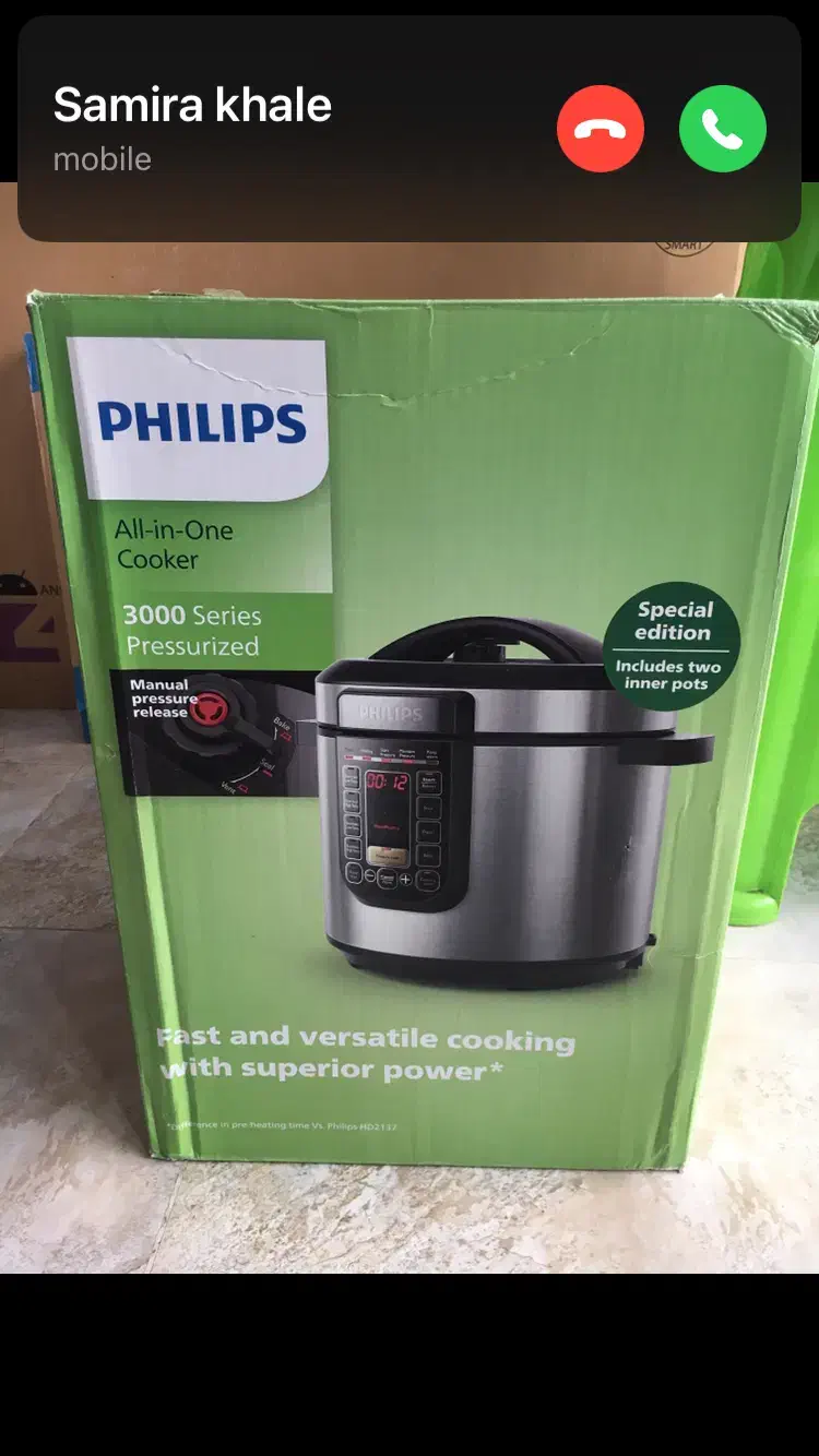 زودپز برقی چند کاره اصل فیلیپس|اجاق گاز و لوازم برقی پخت‌وپز|تالش, تالش|دیوار