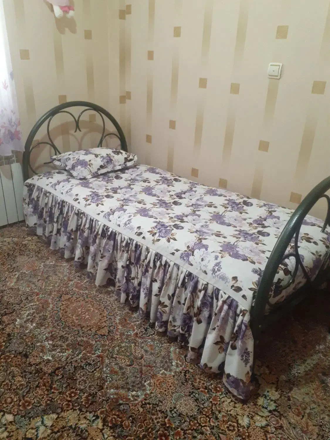 تخت خواب  یک نفره فره فوژه|تخت و سرویس خواب|محمدیه-قزوین, |دیوار