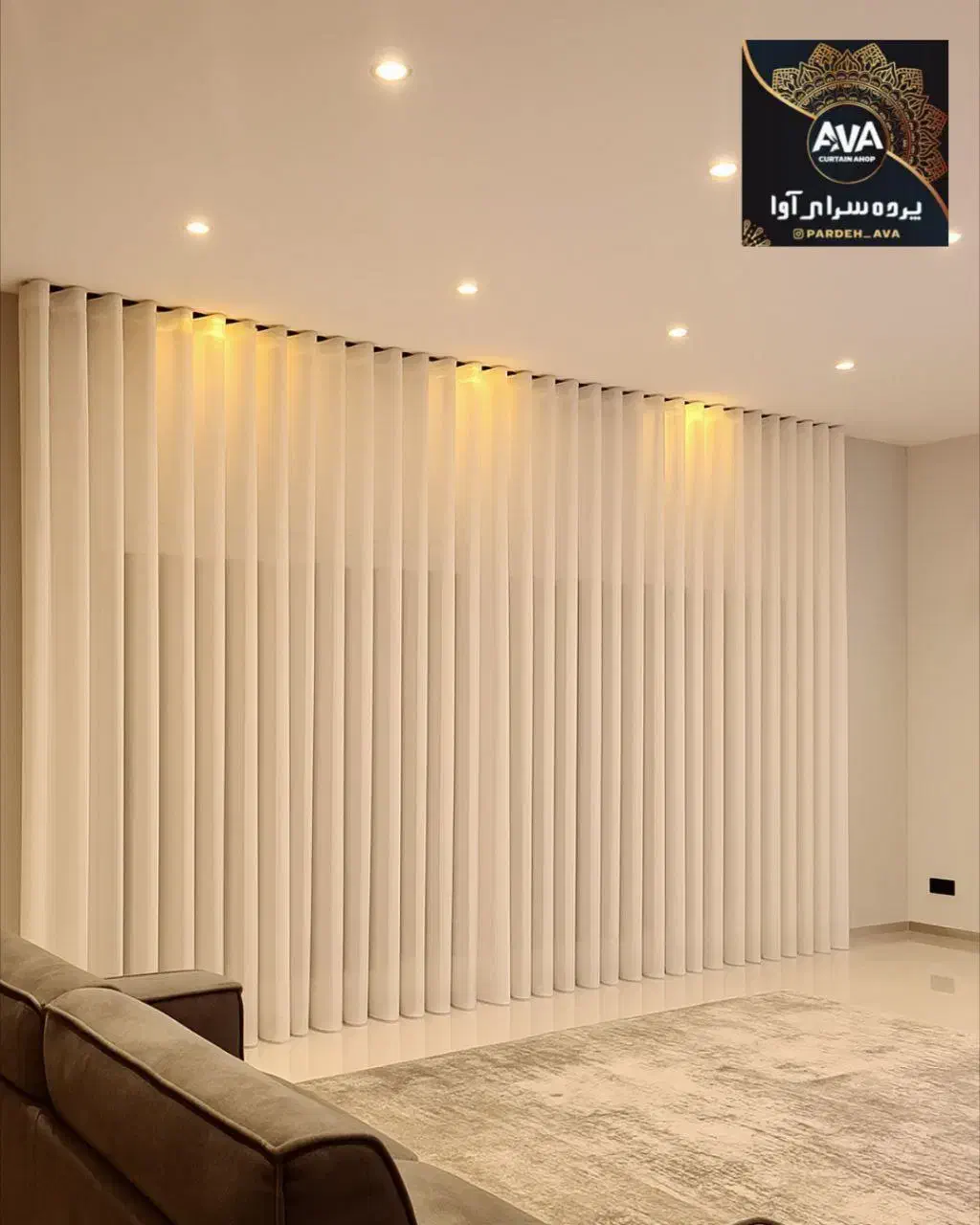 فروش پرده های شیک مدرن و کلاسیک پانچ و مینیمال|پرده، رانر، رومیزی|قائم‌شهر, |دیوار