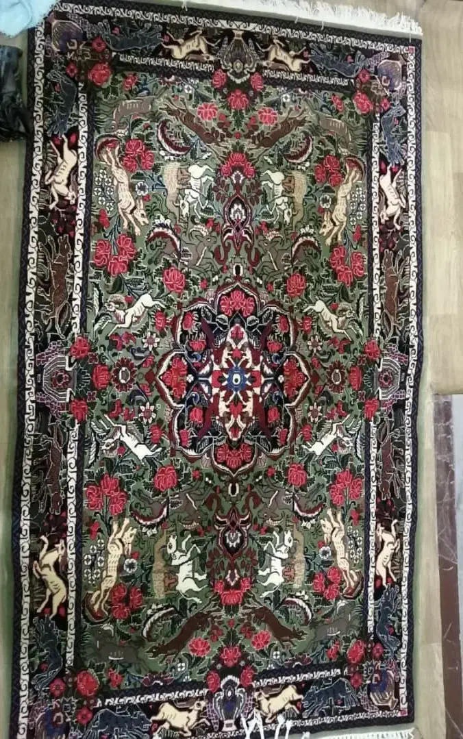 فرش دستبافت شکارگاه بیجار|فرش|تهران, جنتآباد جنوبی|دیوار