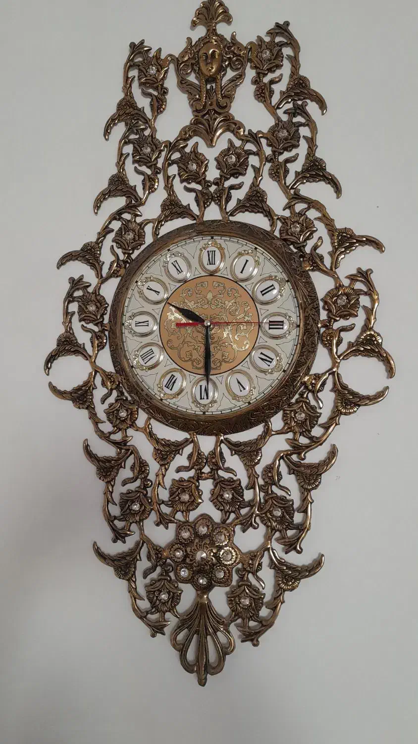 لوستر برنز،ساعت ،آویز|لوستر و چراغ آویز|نهاوند, |دیوار