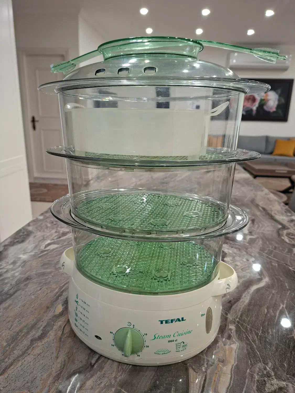 بخرپز تفال سه طبقه (Tefal)|اجاق گاز و لوازم برقی پخت‌وپز|آمل, |دیوار
