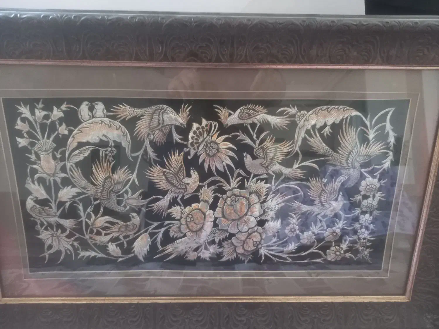 تابلو  مسی کار دست ۵۰ در ۸۰ هیچ عیبی نداره|صنایع دستی و سایر لوازم تزئینی|کاشان, راوند|دیوار