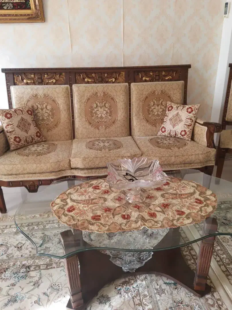 مبل هفت نفره میز نهارخوری هشت نفره|مبلمان خانگی و میز عسلی|چمستان, |دیوار