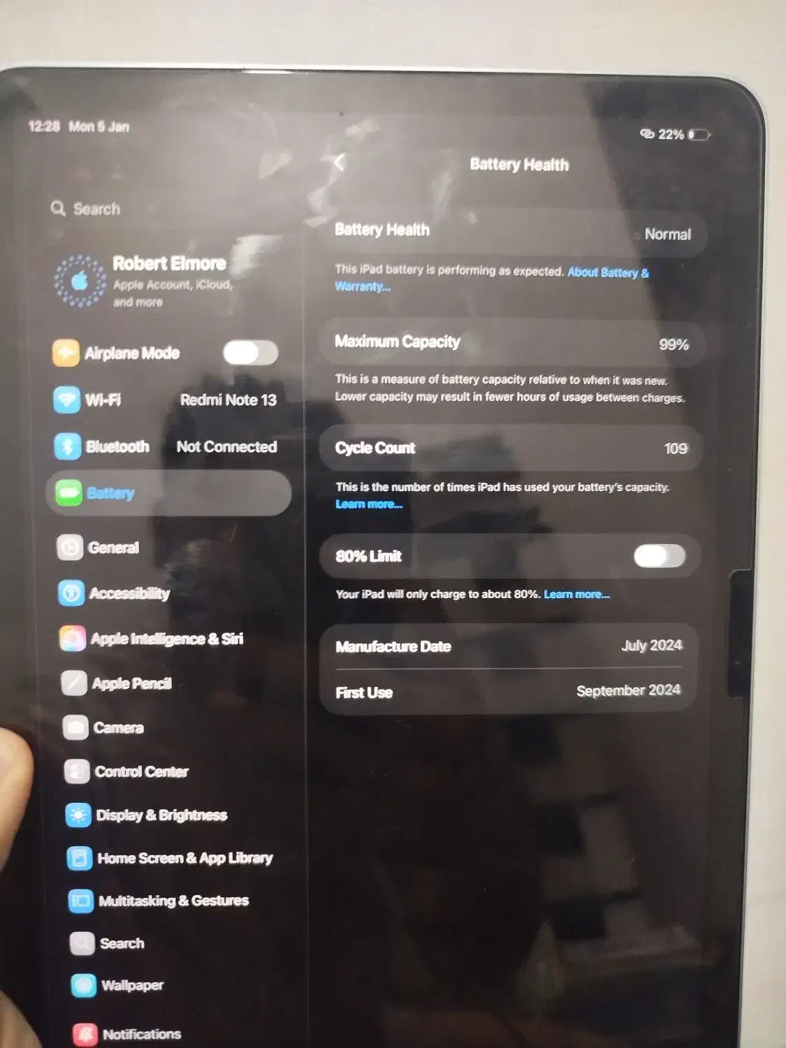 آیپد ایر 6|تبلت|چهاردانگه (تهران), |دیوار