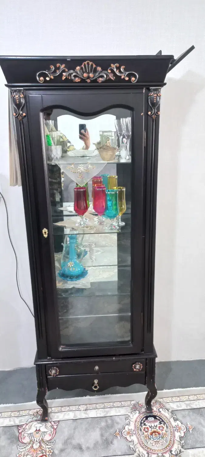 گنجه دو کشو. بوفه|بوفه، ویترین، کنسول|مشهد, عسگریه|دیوار