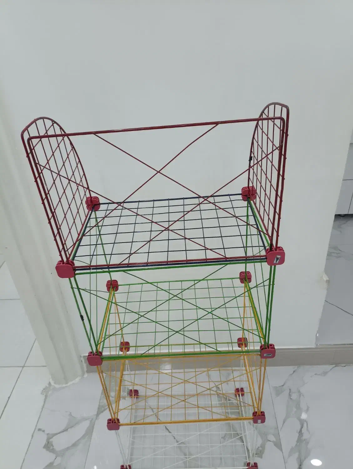 قفسه فلزی جا کتابی|کتابخانه، شلف، قفسههای دیواری|امیدیه, |دیوار