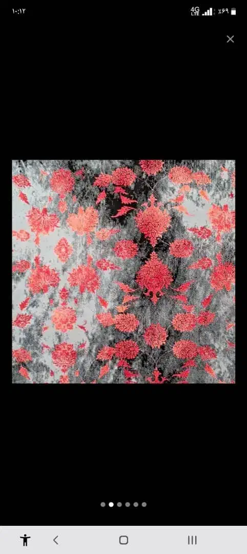 فرش ۷۰۰ شانه صد در صد نخ اکرولیک در حد نو|فرش|رباطکریم, نصیرشهر|دیوار