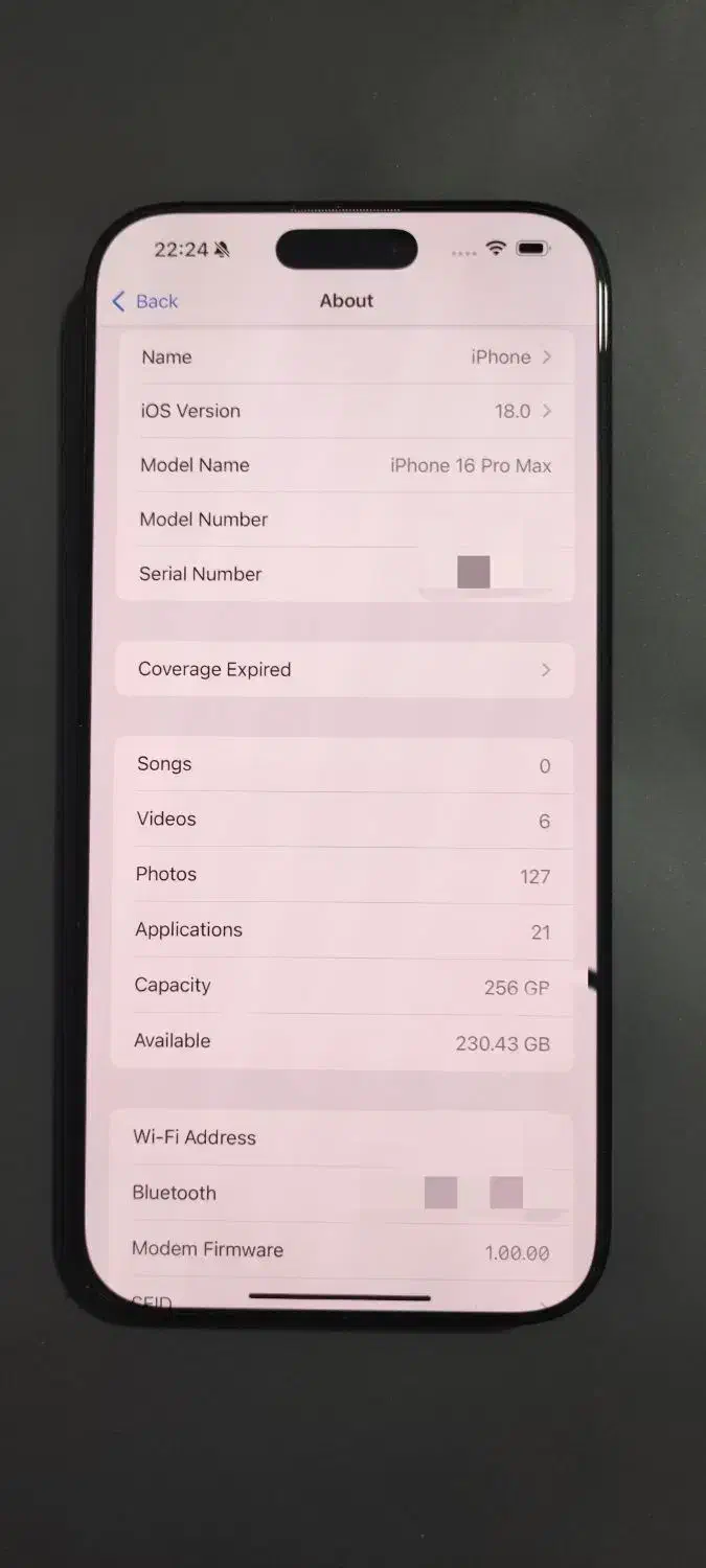 iphone 16 promax zaa 256|موبایل|قشم, |دیوار