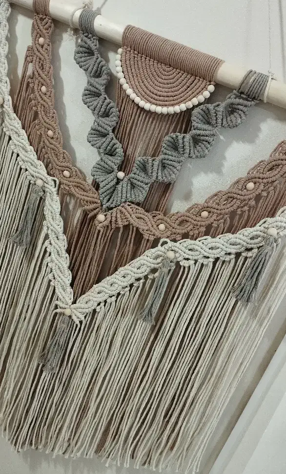 آف دیوارکوب مکرومه پرده رومیزی کوسن لوستر گیفت|صنایع دستی و سایر لوازم تزئینی|مشهد, امیریه|دیوار