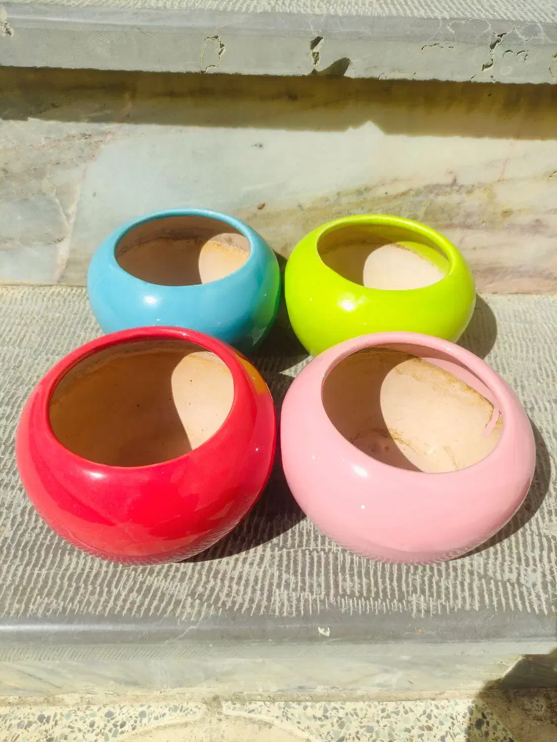 چهار عدد گلدان|گل مصنوعی|سنندج, |دیوار