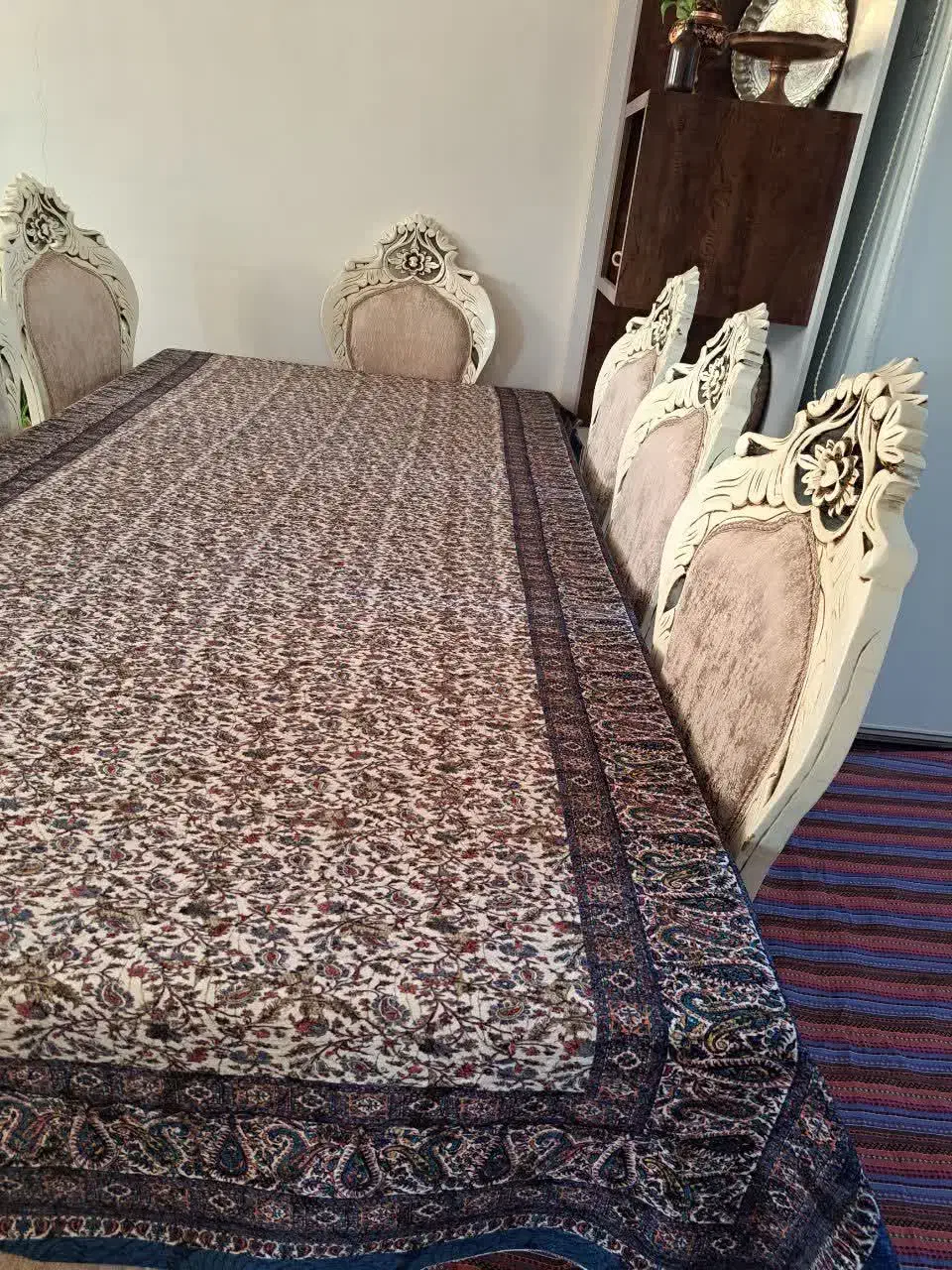 میز نهارخوری|میز و صندلی غذاخوری|قائن, |دیوار