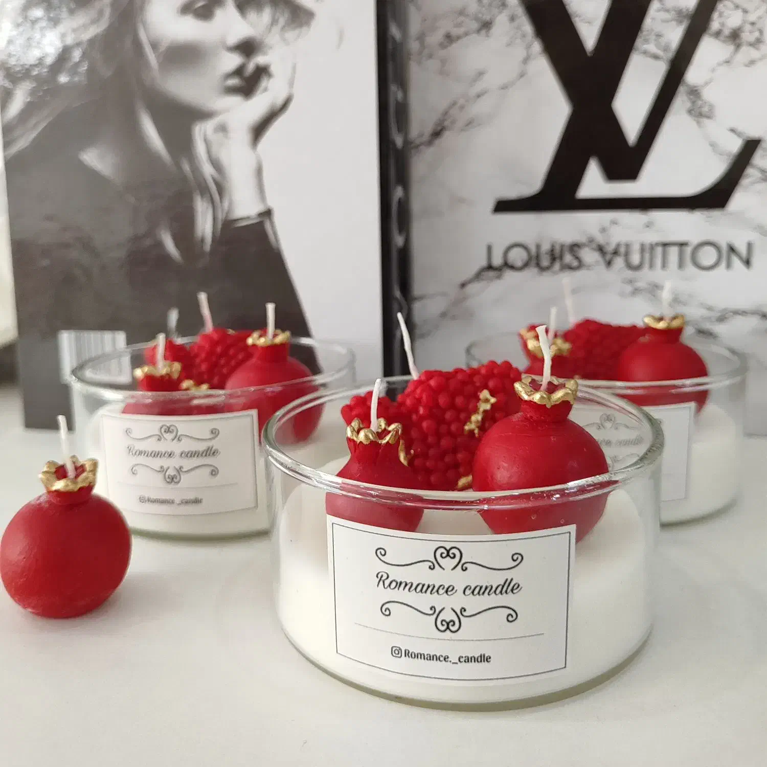 شمع دستساز زیبا|صنایع دستی و سایر لوازم تزئینی|گلبهار, شهر جدید گلبهار|دیوار