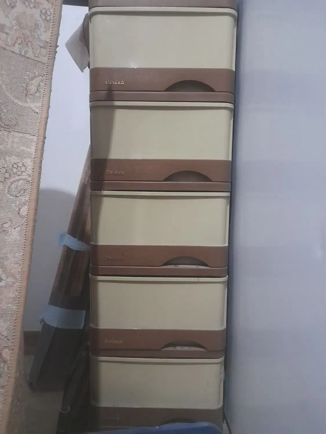 دراور پلاستیکی ۵ کشو|جاکفشی، کمد، دراور|قم, حاج زینل|دیوار