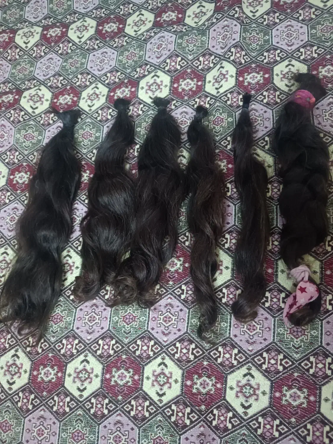 ۶تکه مو ی طبیعی پر|آرایشی، بهداشتی، درمانی|کهریزک, |دیوار