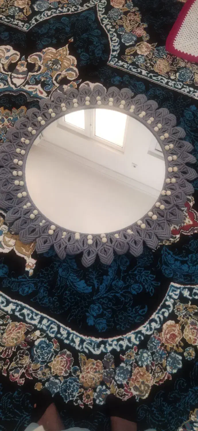 فروش . فرشینه دست بافت مکرومه|فرش|بوشهر, |دیوار