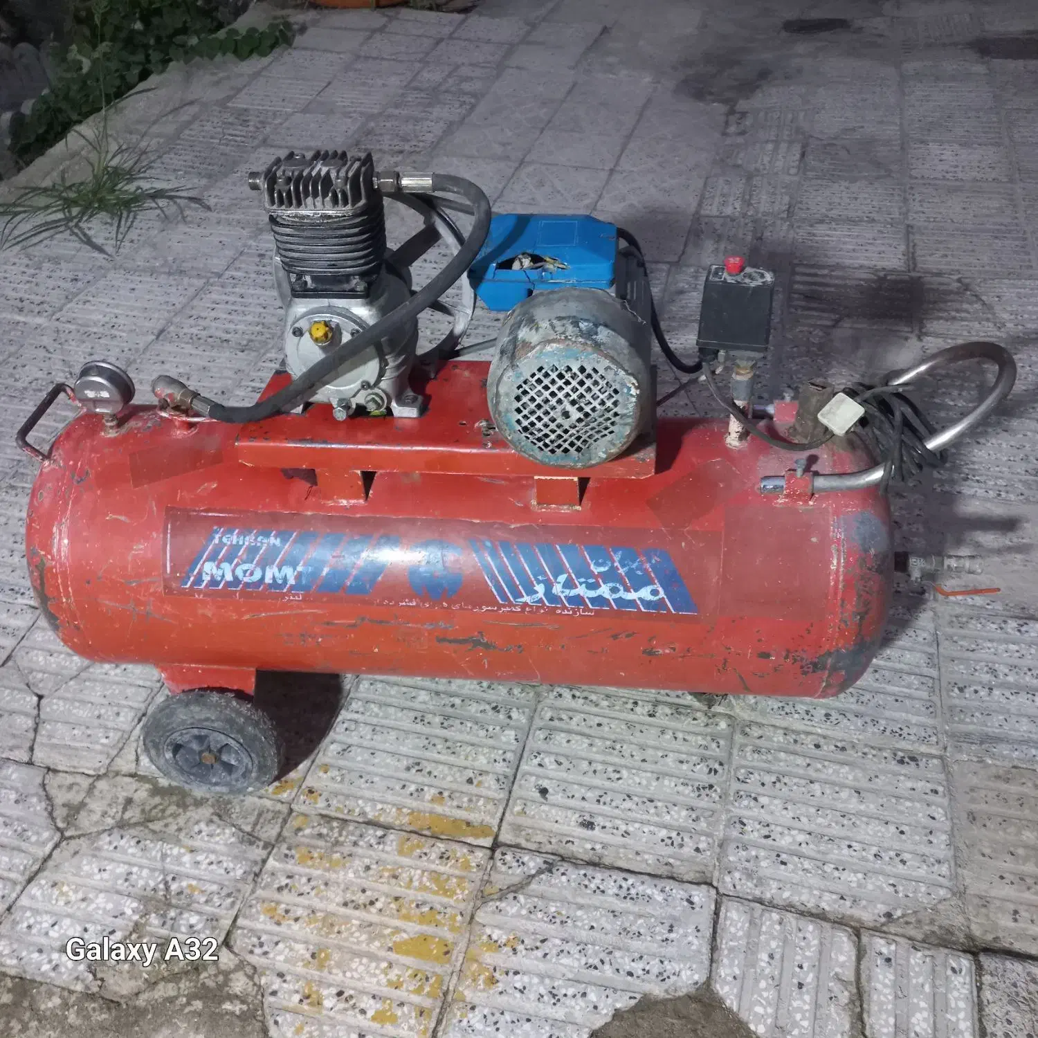 پمپ باد ۱۸۰ لیتری|ابزارآلات|آزادشهر, |دیوار