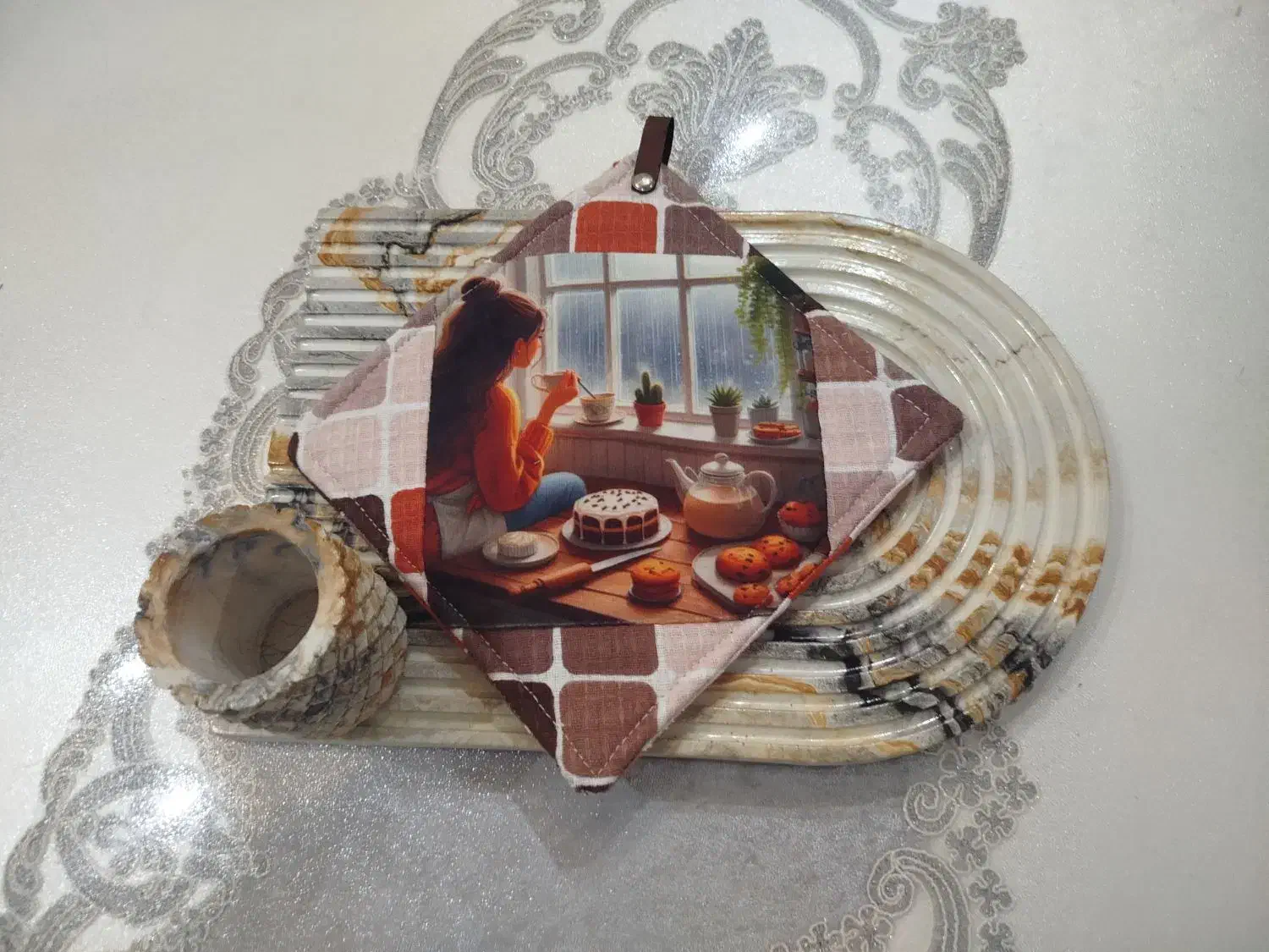 دستگیره سرویس آشپزخانه|سفره، حوله، دستمال آشپزخانه|تبریز, |دیوار