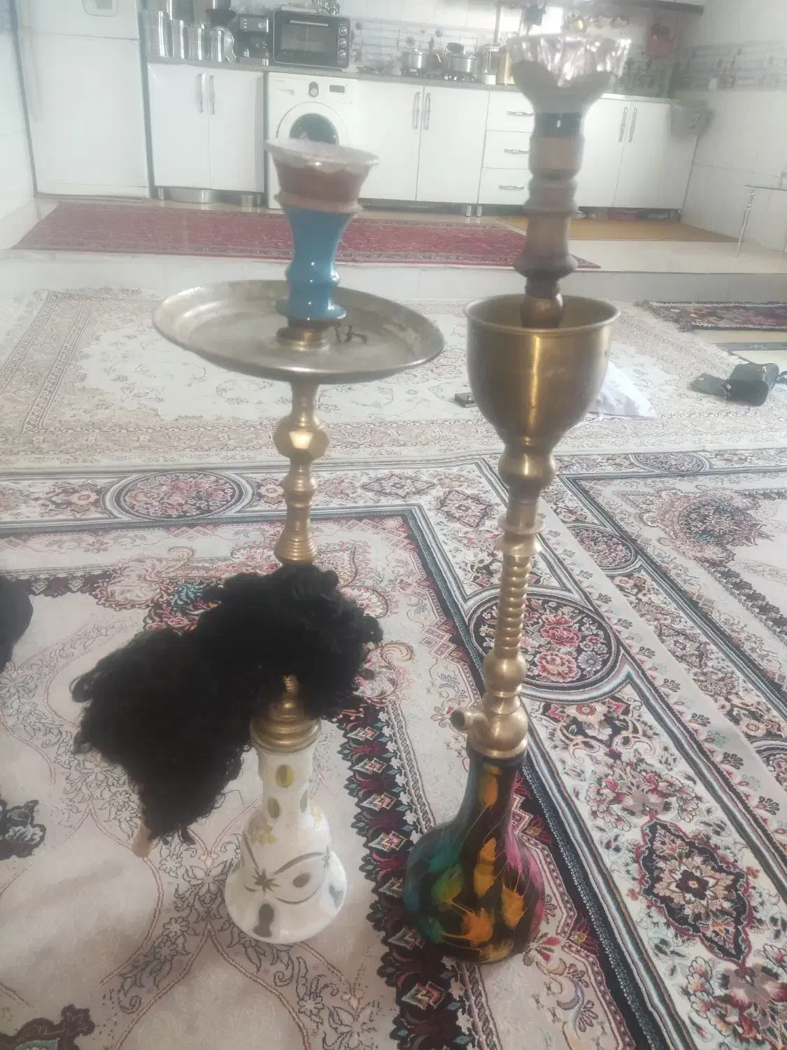 دو عدد قلیان ابندی شده فروشی فوری|صنایع دستی و سایر لوازم تزئینی|کوهدشت, |دیوار