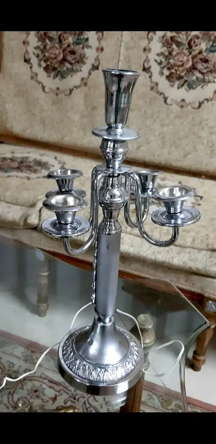 ۲ عدد جا شمعی|صنایع دستی و سایر لوازم تزئینی|گلپایگان, |دیوار