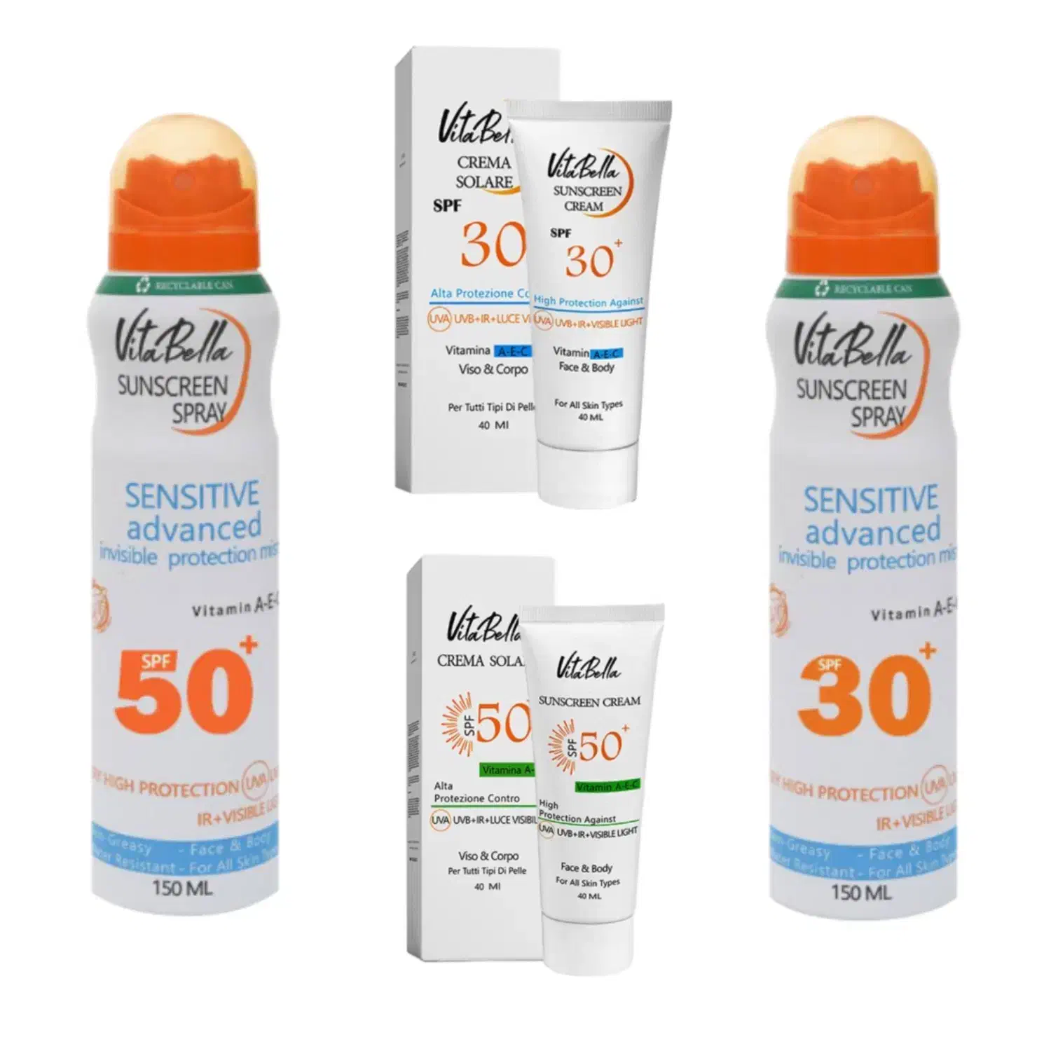 کرم و اسپری ضدآفتاب ویتابلا( SPF30 و SPF50)|آرایشی، بهداشتی، درمانی|تهران, شادمان|دیوار
