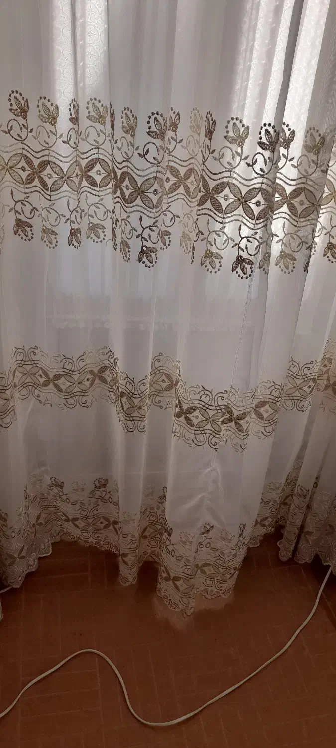 پرده حریر مناسب پنجره ۵ متری|پرده، رانر، رومیزی|کاشمر, |دیوار