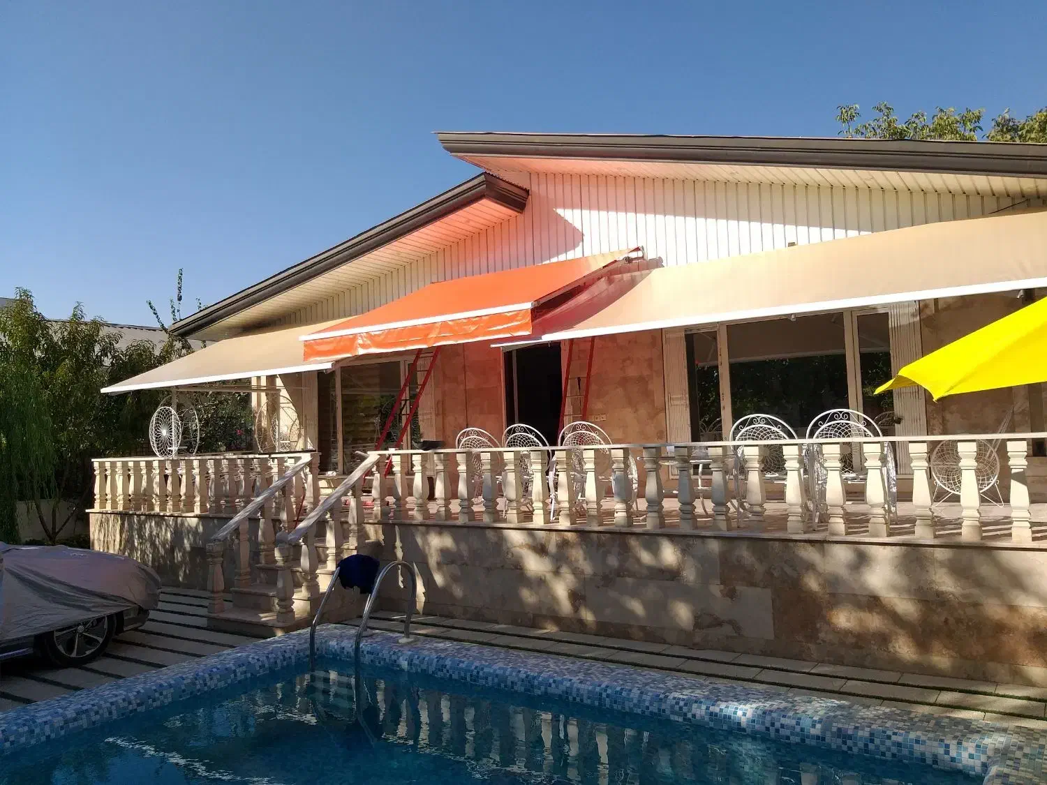 چتر سایبان ویلا تراس مغازه آفتابگیر بارانگیر|فروشگاه و مغازه|ملارد, |دیوار