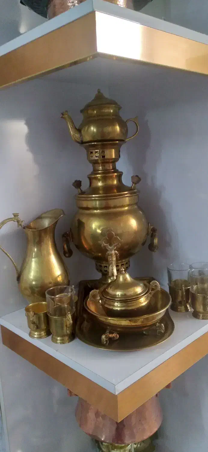 سماور ۳ لیتری طرح قدین|سماور، چای‌ساز، قهوه‌ساز|بروجرد, |دیوار