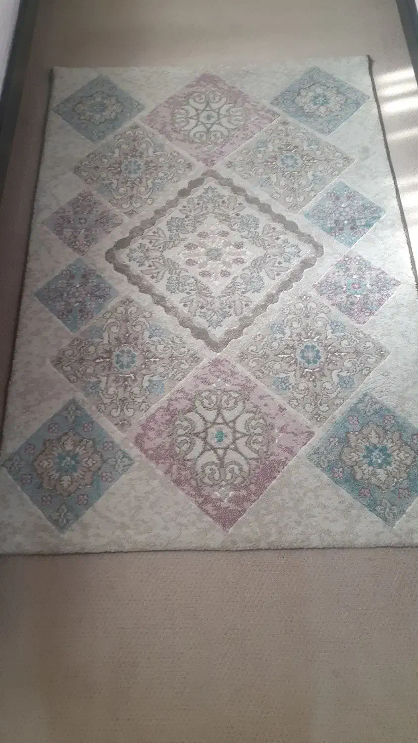 گلیم فرش پرزدار|گلیم، جاجیم، گبه|کرمانشاه, |دیوار