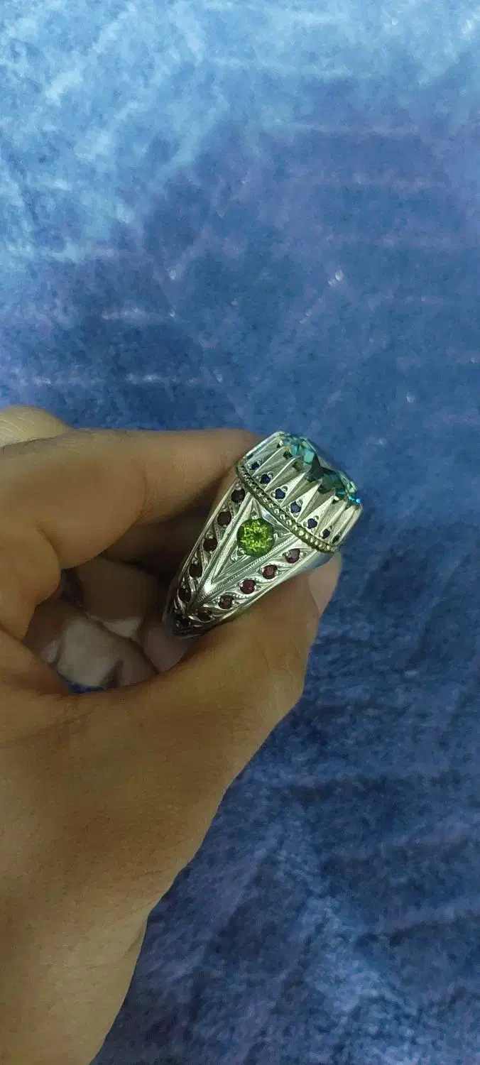 انگشتر موزانایت کلکسیونی استاد رسول زاده|جواهرات|اهواز, حصیرآباد|دیوار