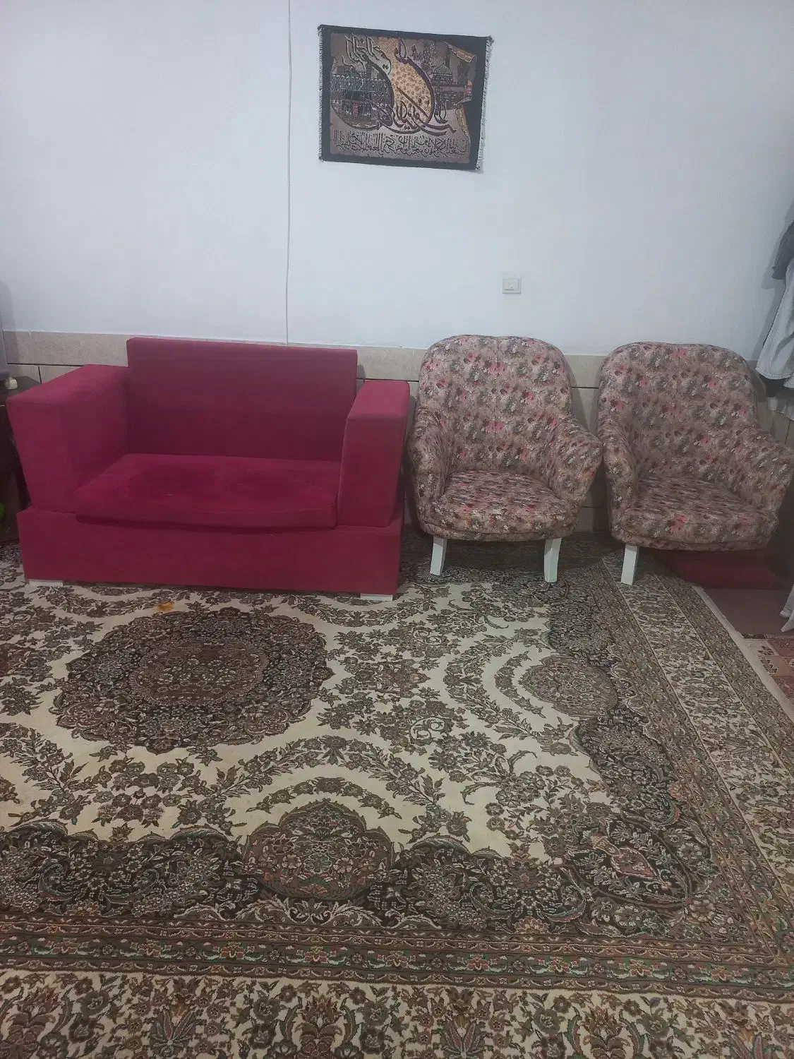 مبل  راحتی و میز نهارخوری|مبلمان خانگی و میز عسلی|ابریشم, |دیوار