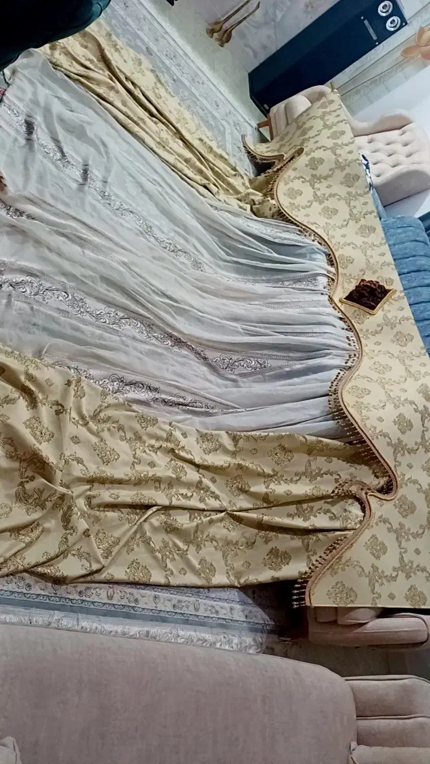 پرده های پذیرایی و کاپشن|لباس|گرمسار, |دیوار