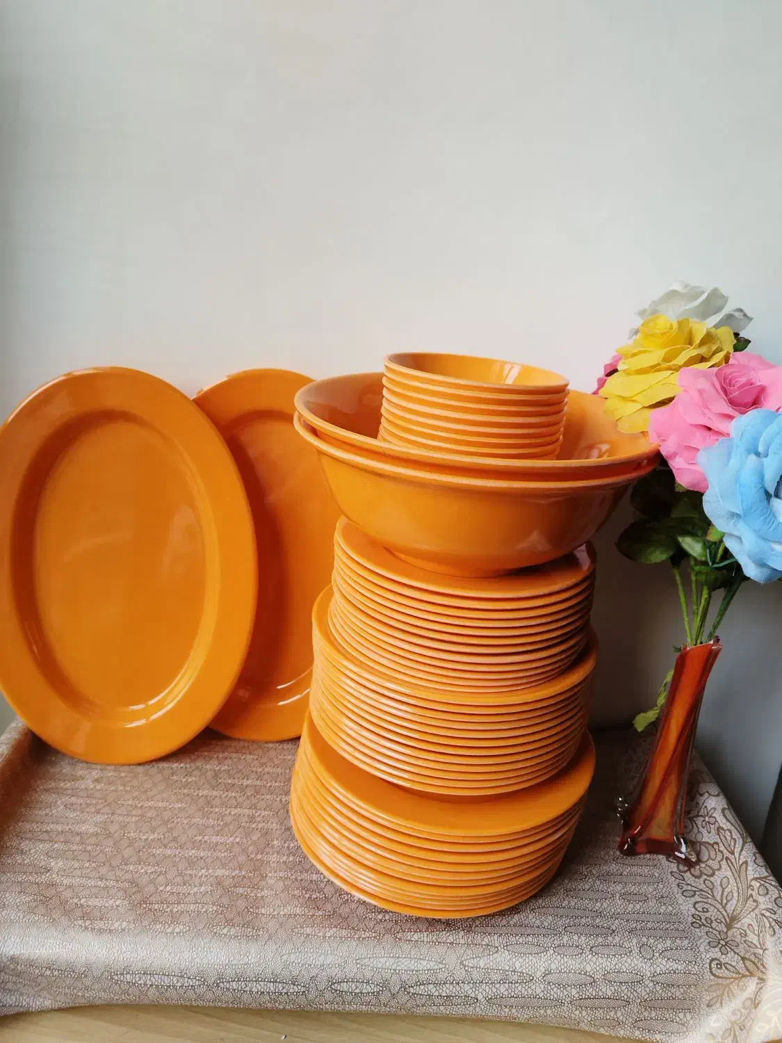 سرویس ملامین مارک اوپال جام ۲۶پارچ وسینی مجمع بزرگ|ظروف سرو و پذیرایی|دهدشت, |دیوار