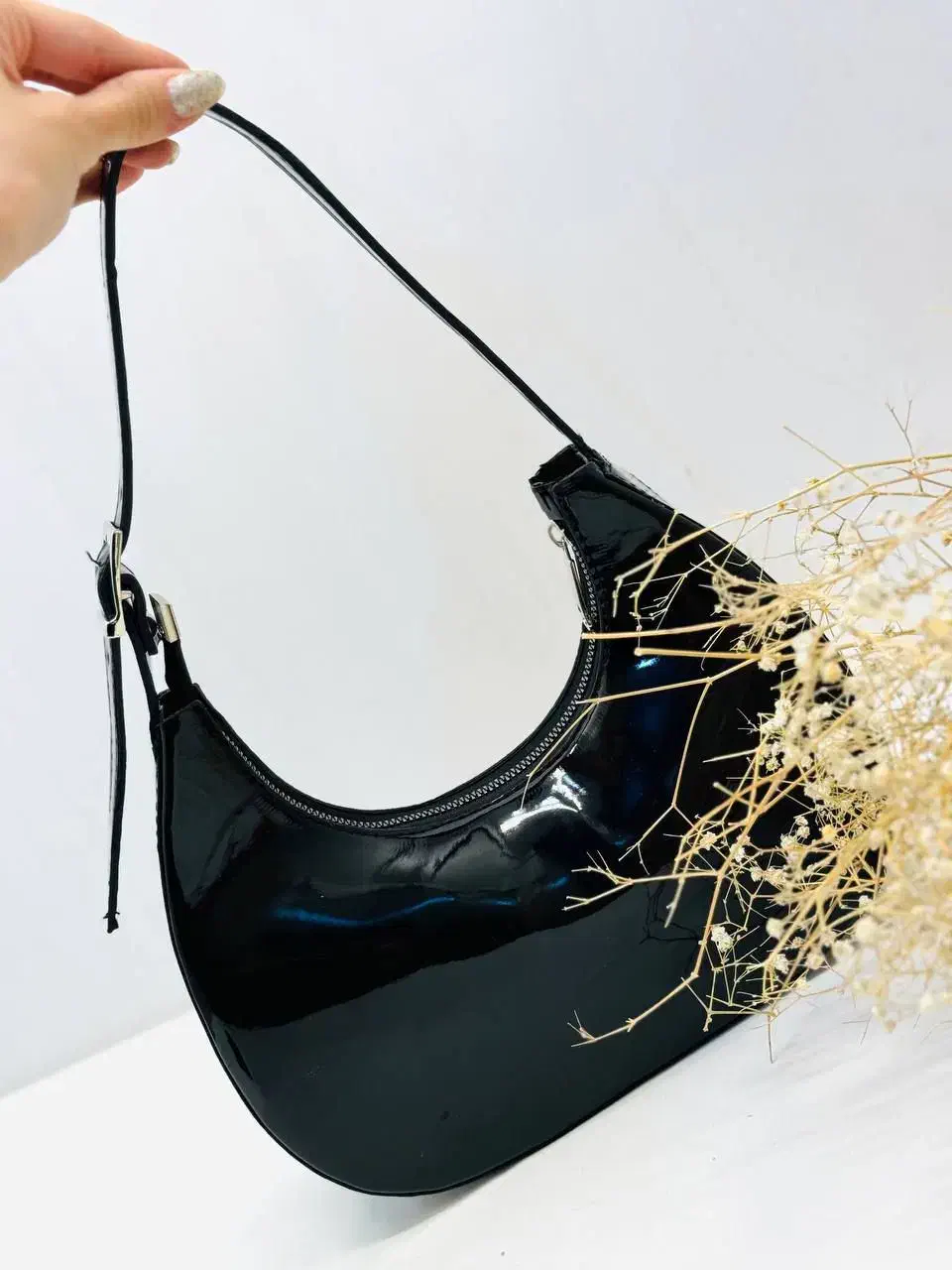 کیف دخترانه پاییزی آلبالویی ورنی پانچ کیف دانشجویی|کیف، کفش، کمربند|نیشابور, مسکن مهر نور|دیوار