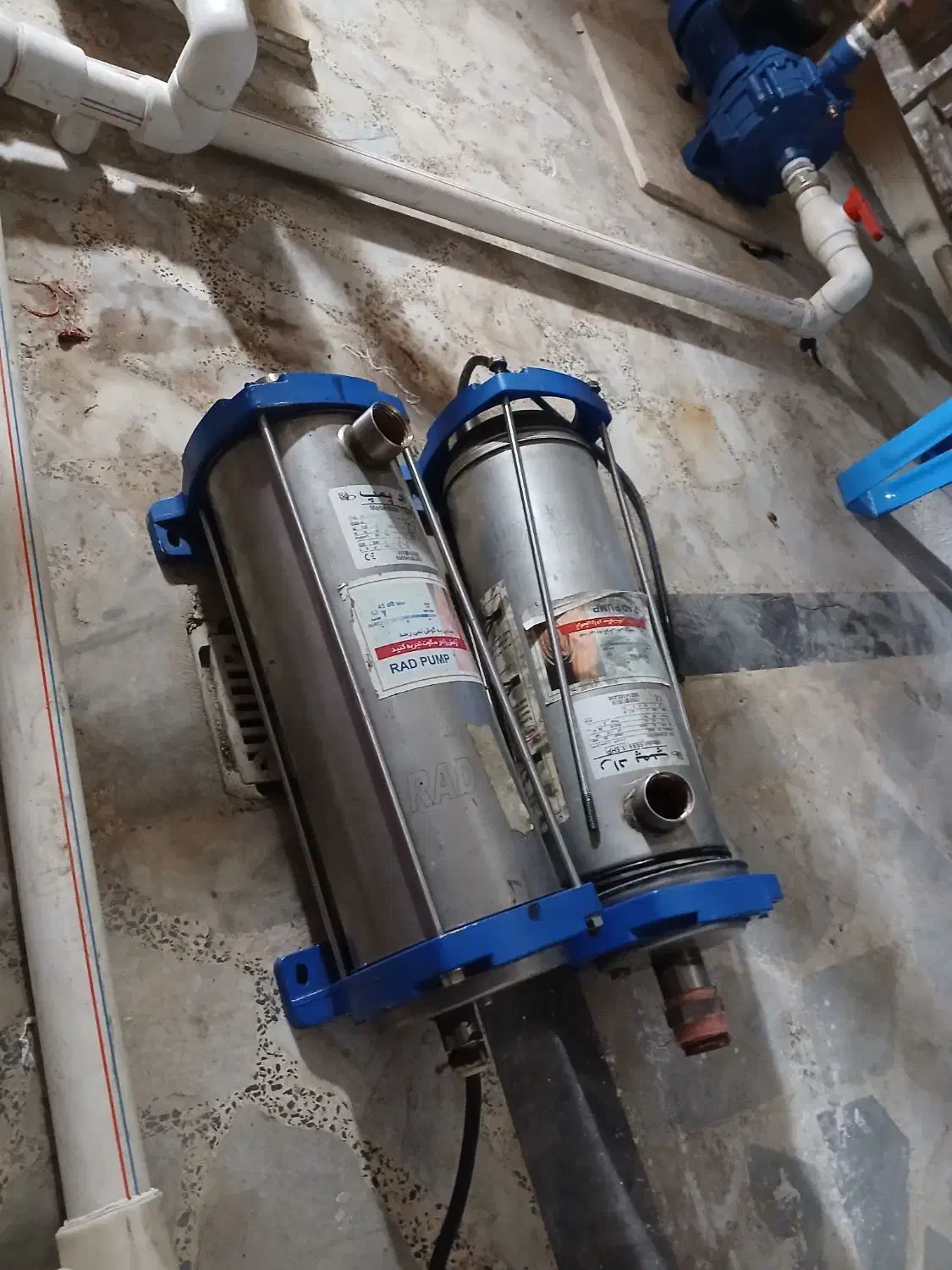 دو دستگاه پمپ آب راد بی صدا|ماشینآلات صنعتی|رشت, نظری|دیوار
