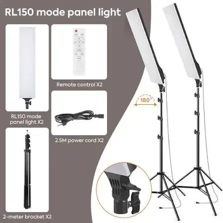 رینگ لایت سافت لایت 80 وات بهمراه پایه ۲متری|دوربین عکاسی و فیلمبرداری|رشت, کوی طالقانی|دیوار