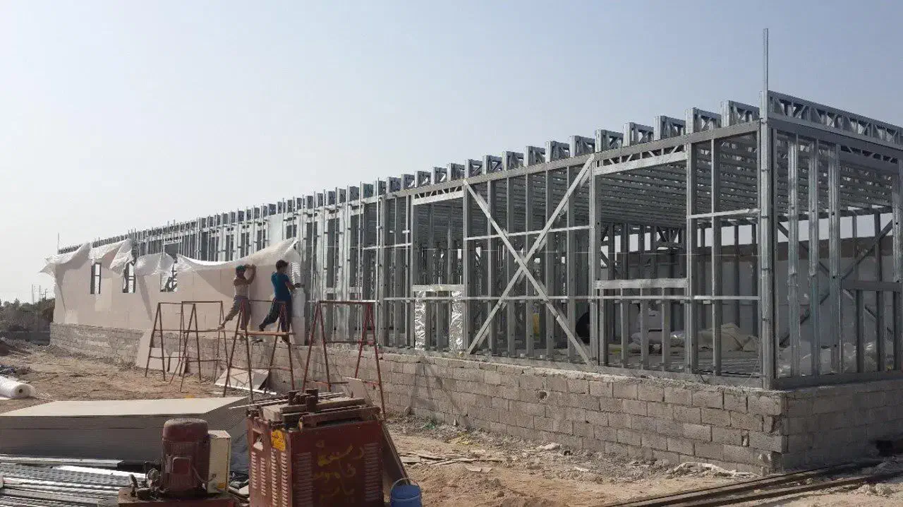 سازه پیش ساخته ال اس اف LSF استراکچر پنل خورشیدی|مصالح و تجهیزات ساختمان|یزد, |دیوار