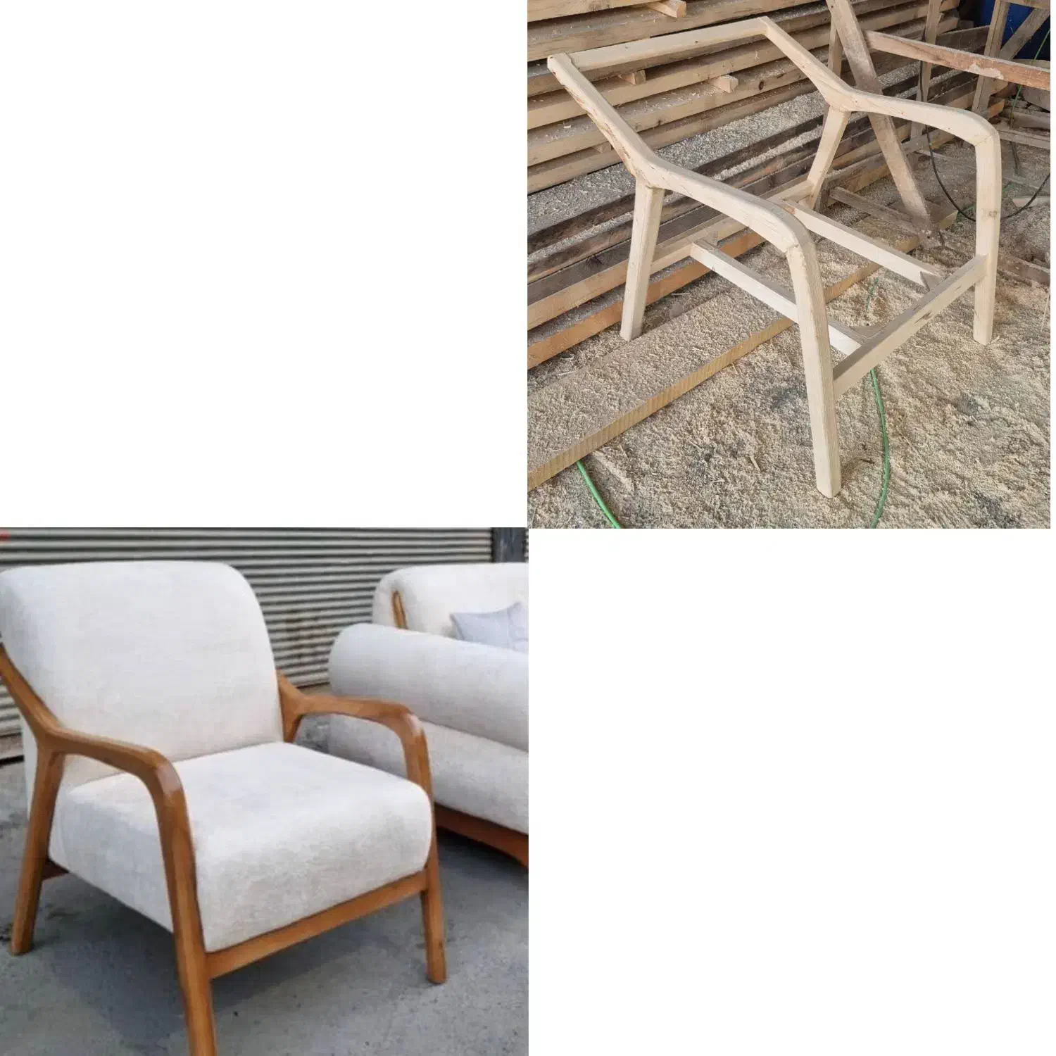 کلاف صندلی مینیمال مبل راحتی|مبلمان خانگی و میز عسلی|تهران, خلازیر|دیوار